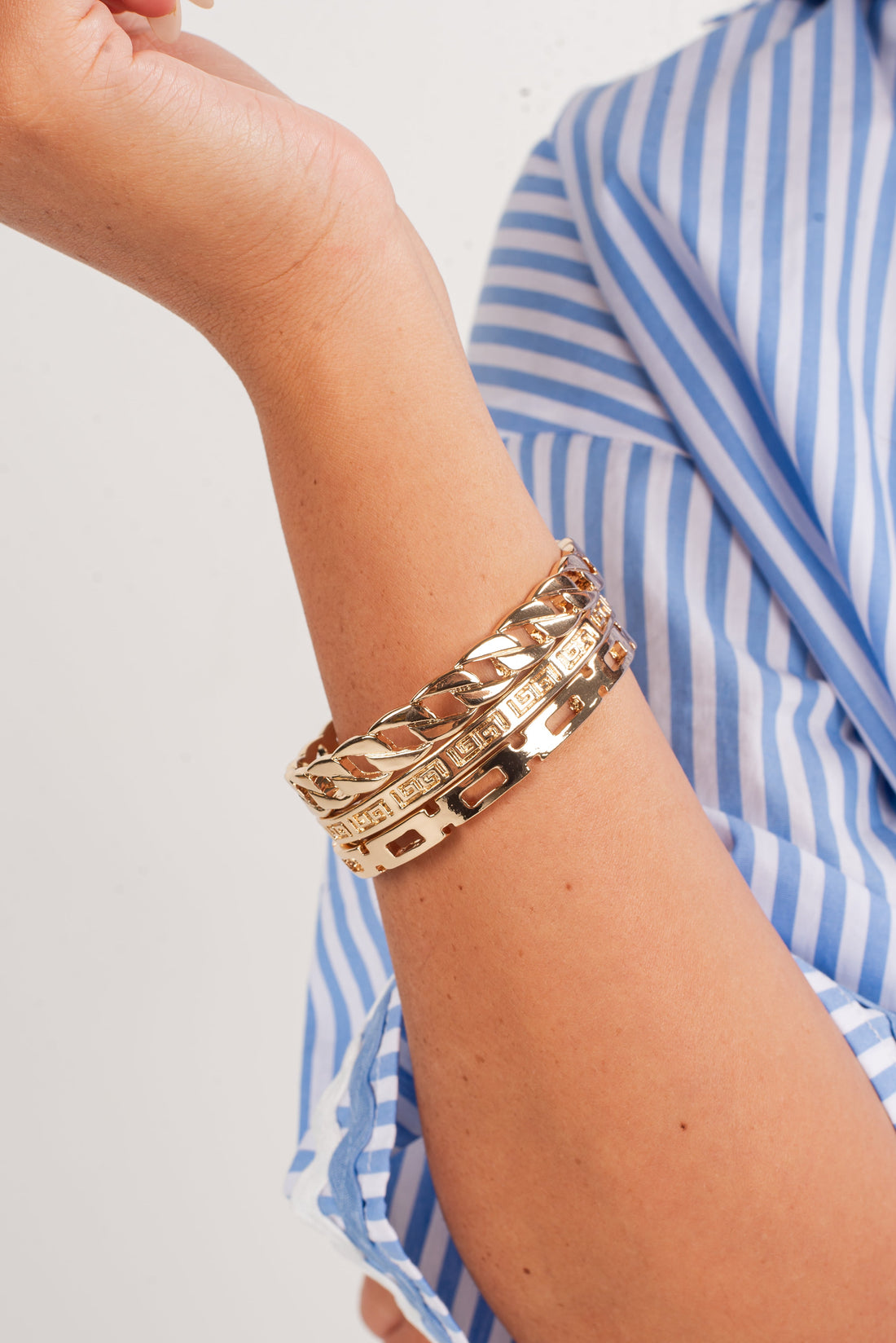 Olivia Gold Bangle Set