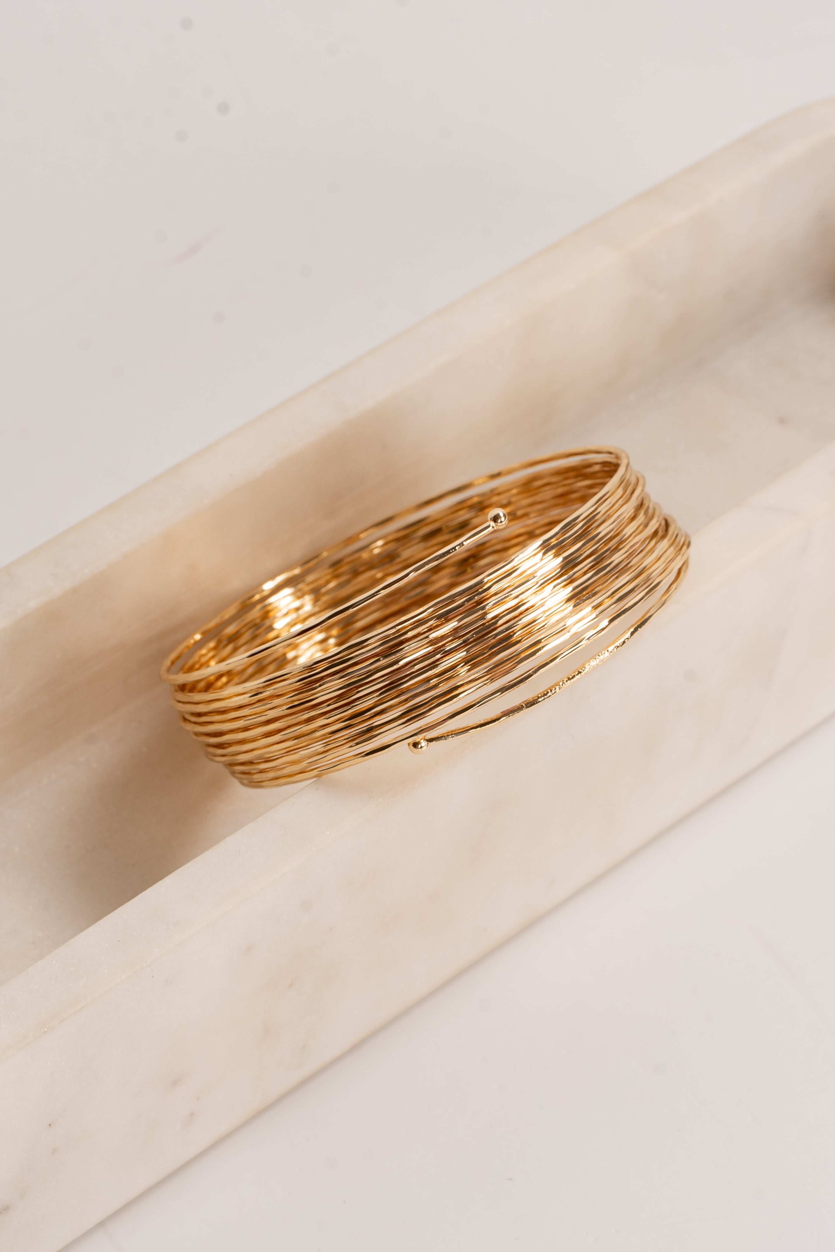 Rosie Gold Bangle Bracelet Set