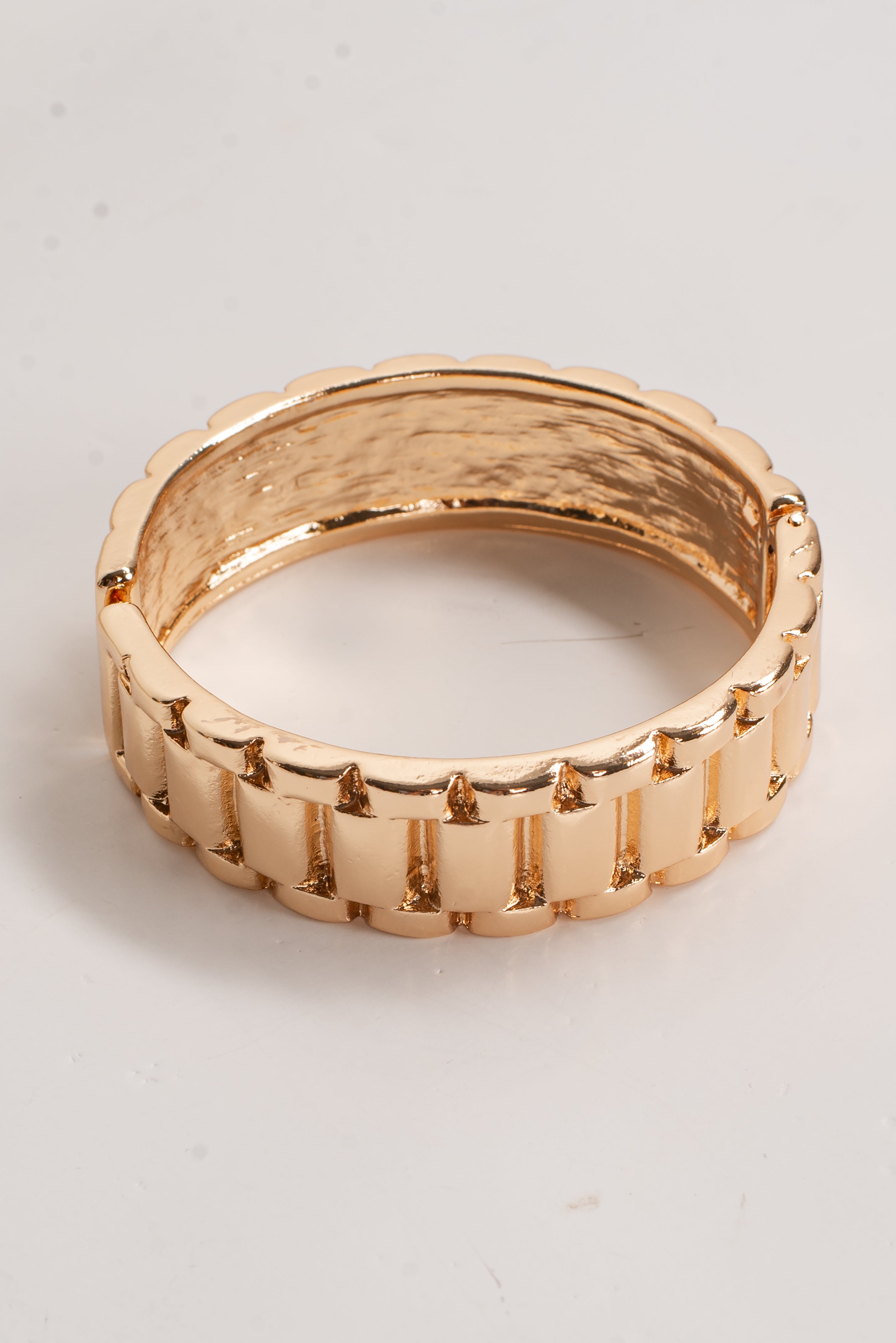 Kylie Gold Chainlink Bangle Bracelet