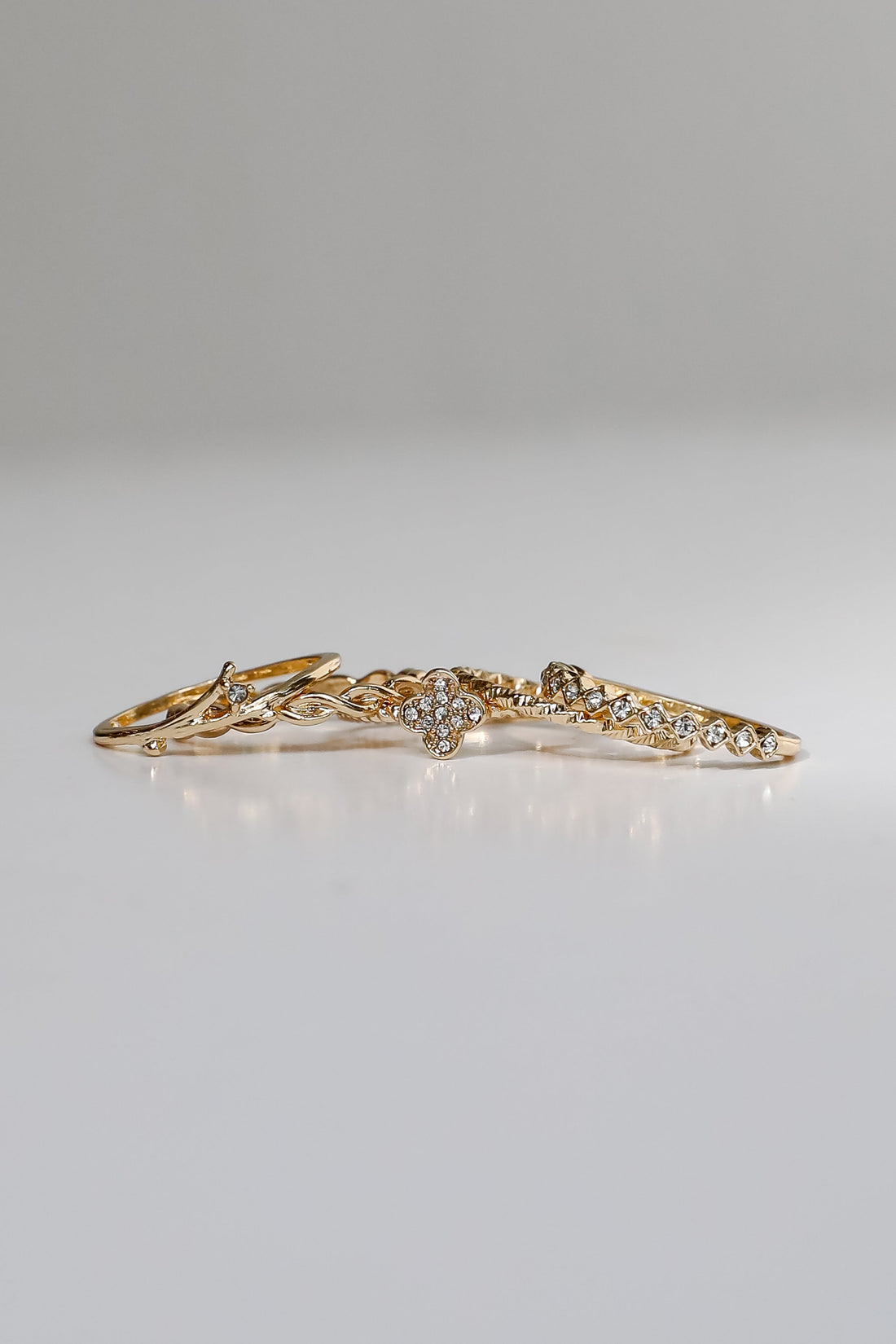 Maya Gold Ring Set