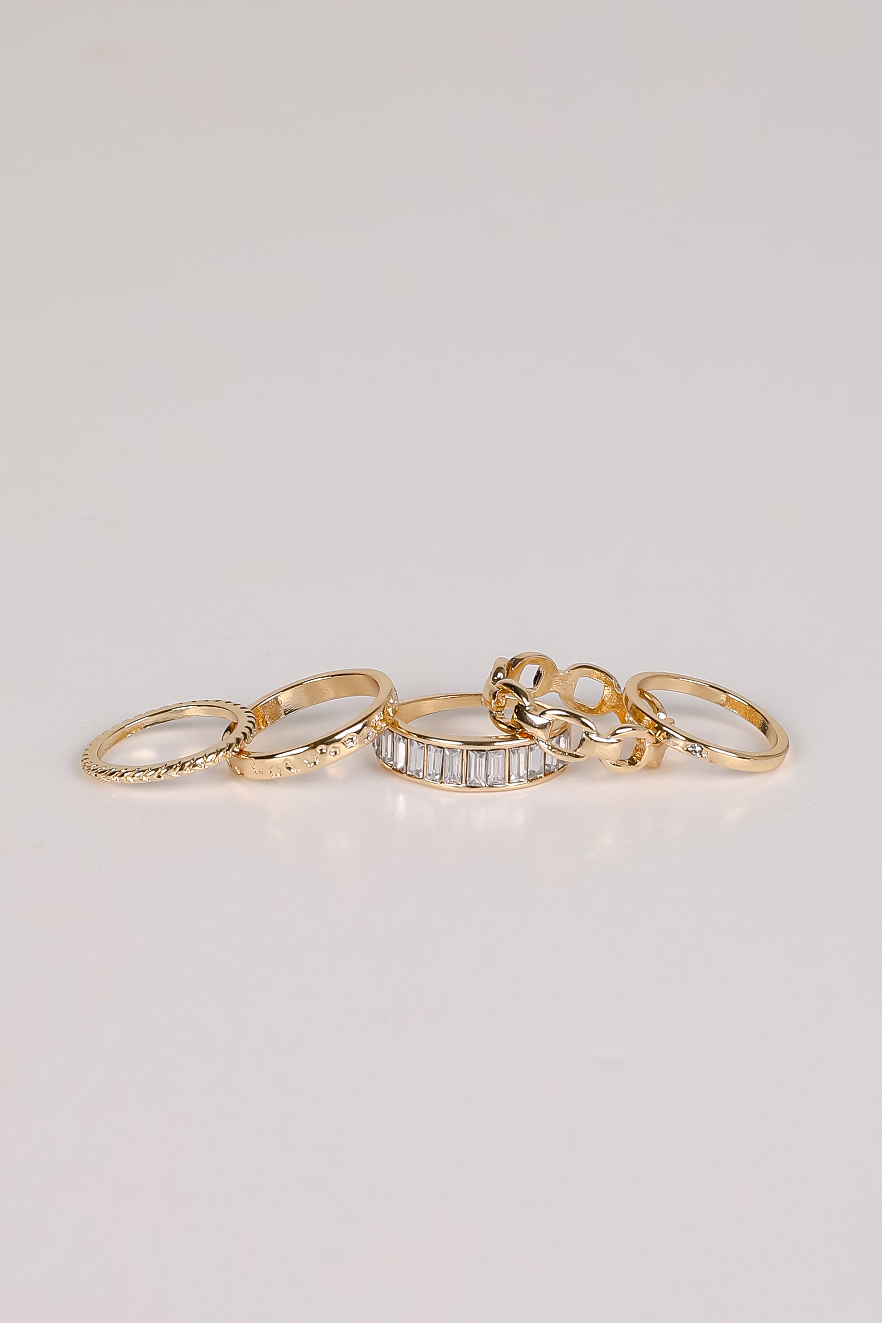 Amanda Gold Ring Set