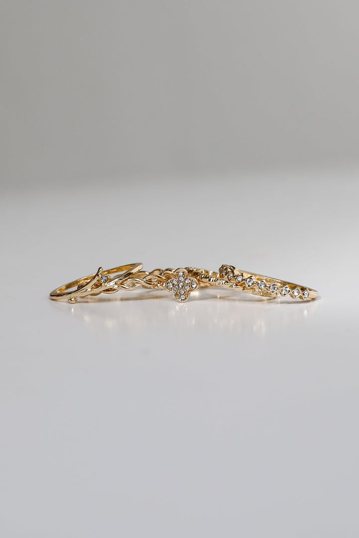 Maya Gold Ring Set