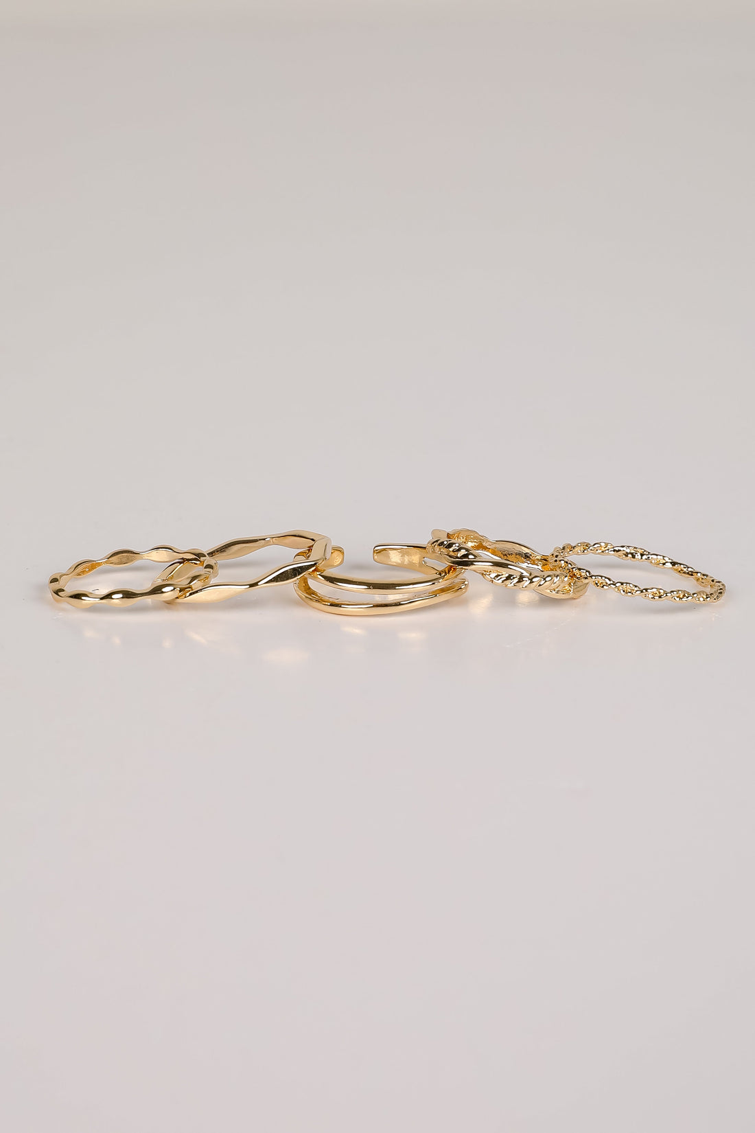 Hanna Gold Ring Set