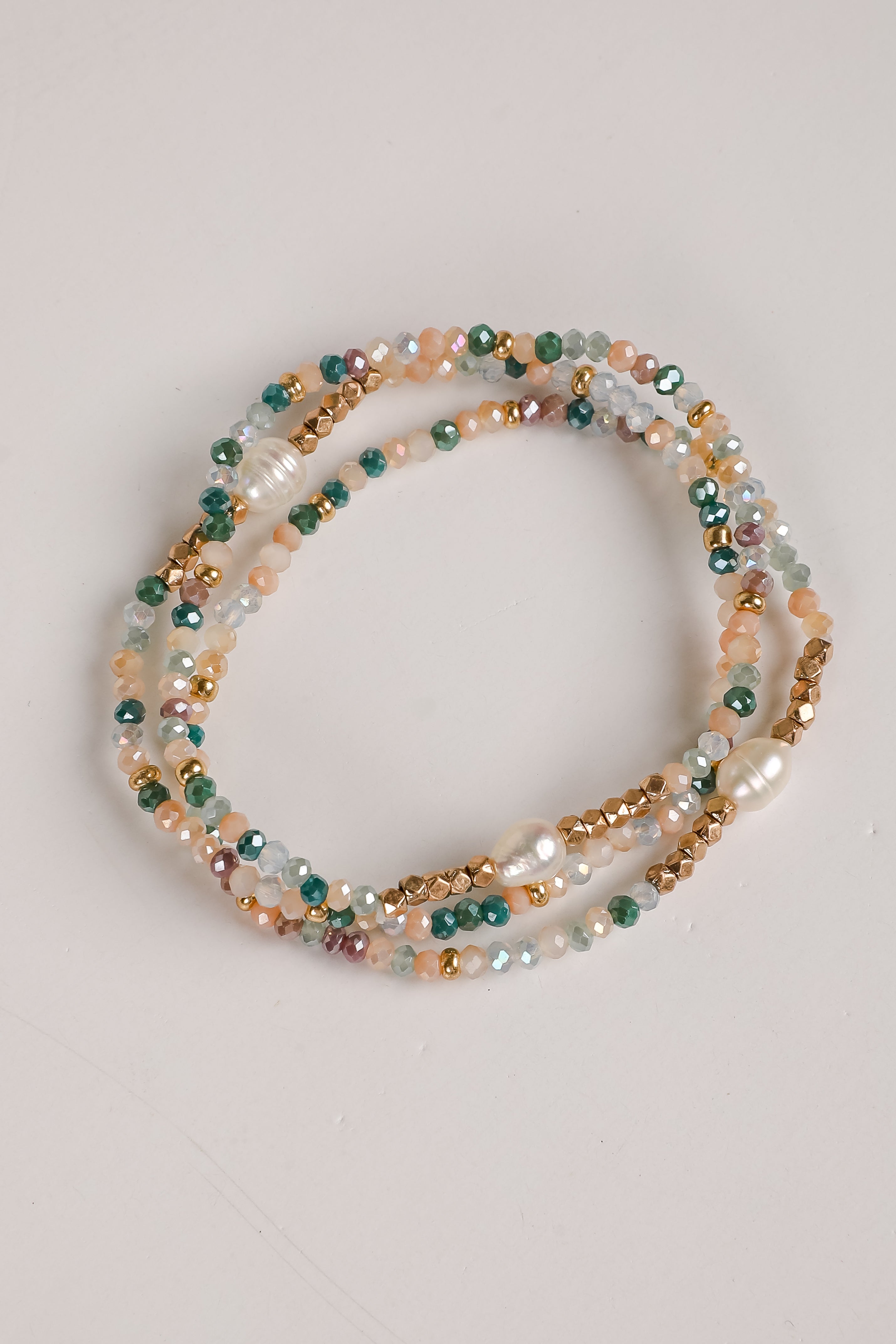 Jane Green Beaded Bracelet Set