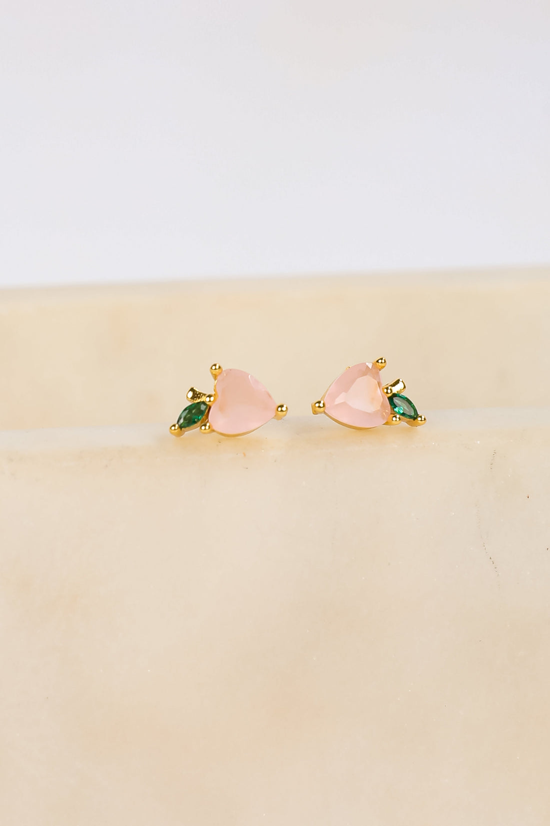 Scarlett Light Pink Gemstone Stud Earrings