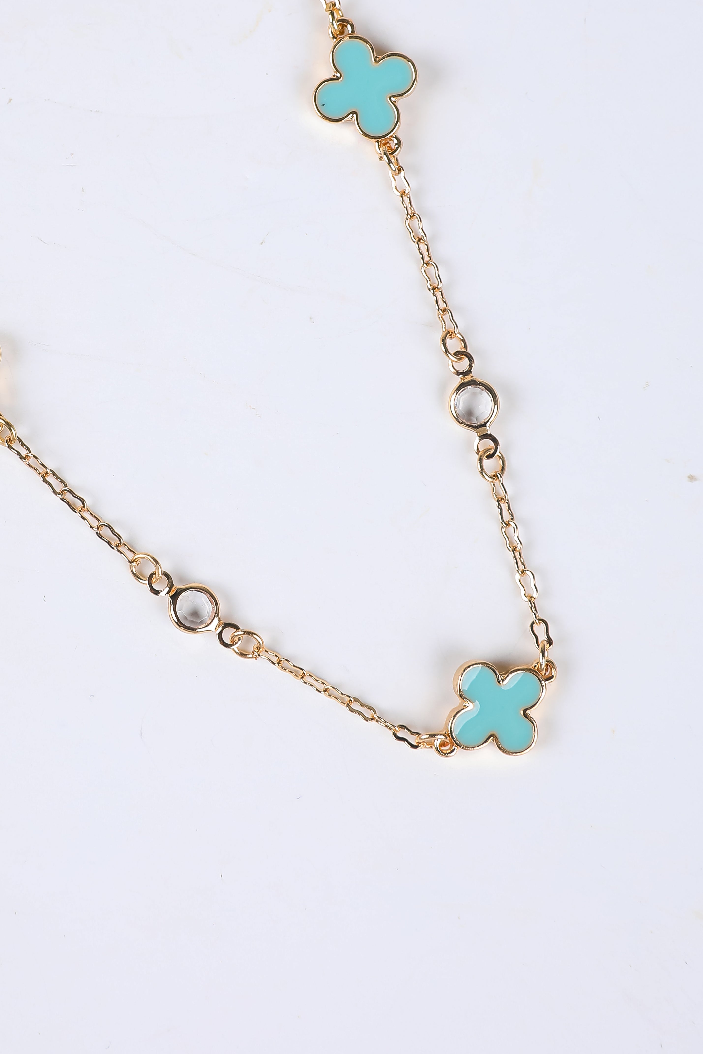 Gabby Quatrefoil Chain Necklace